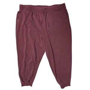 Torrid Super Soft‎ Fleece Joggers Burgundy Plus Size 3